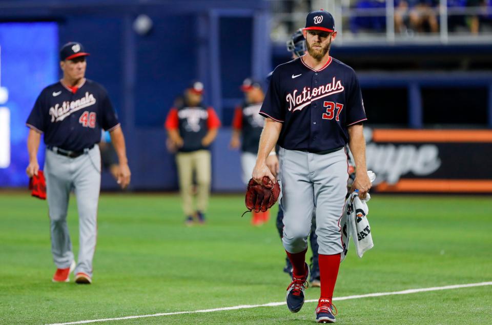 Nationals' Stephen Strasburg has only made eight starts since 2019.