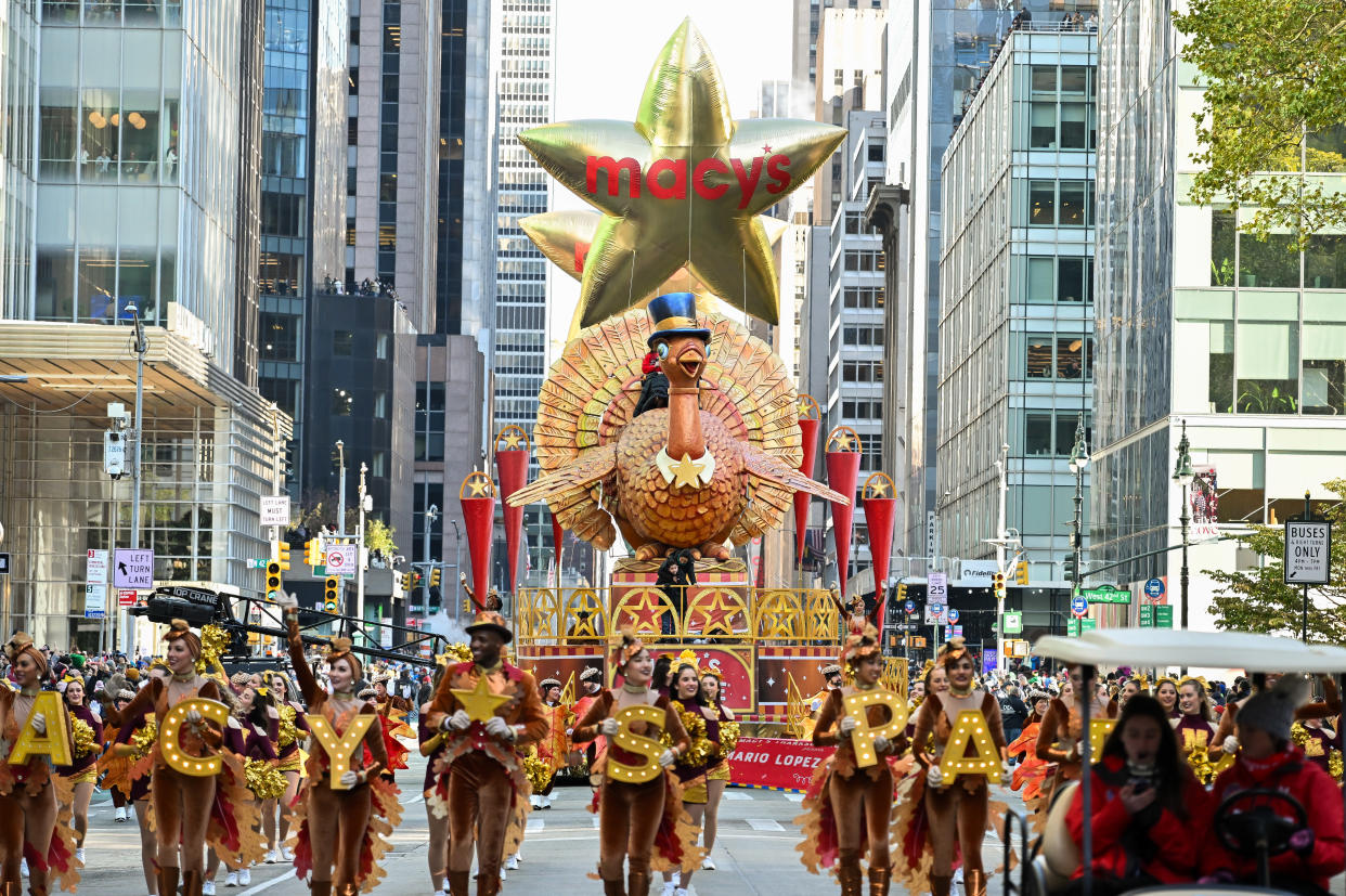 Last year's turkey float at the Macy's Thanksgiving Day Parade in New York City