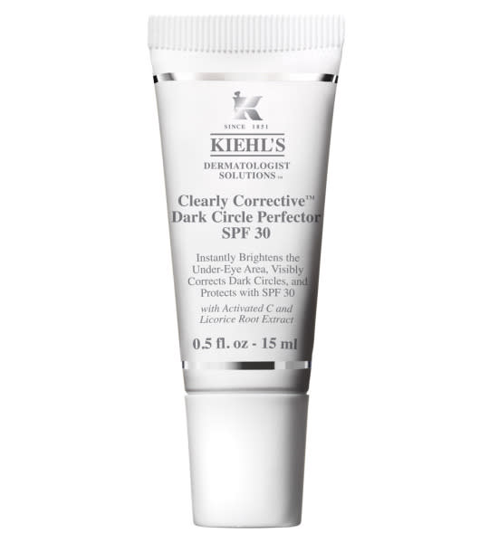 <p>Kiehl’s Clearly Corrective Dark Circle Perfector SPF 30</p><p>This was the best multi-tasker of the bunch. Concealer can get messy in the hot summer months, and I found that this tinted formula rubbed in quickly and camouflaged my dark circles with a matte finish. A perfect summer go-to. <a href="http://www.kiehls.com/Clearly-Corrective-Dark-Circle-Perfector-SPF-30/KHL843,default,pd.html" rel="nofollow noopener" target="_blank" data-ylk="slk:Kiehl’s Clearly Corrective Dark Circle Perfector SPF 30;elm:context_link;itc:0;sec:content-canvas" class="link ">Kiehl’s Clearly Corrective Dark Circle Perfector SPF 30</a> ($38)</p>