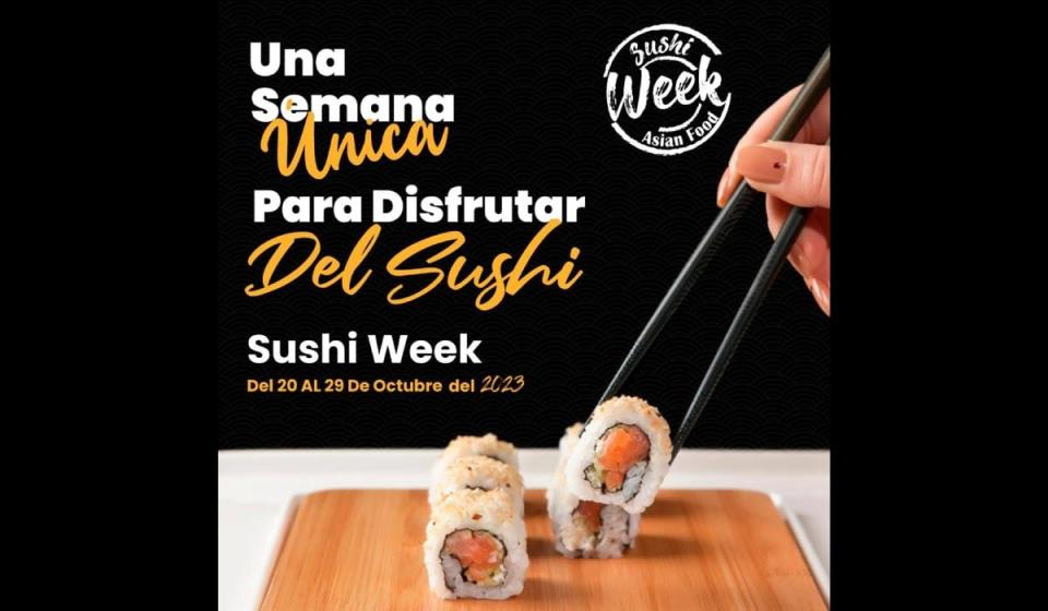 Sushi Week: conozca detalles del evento. Imagen: cortesía.