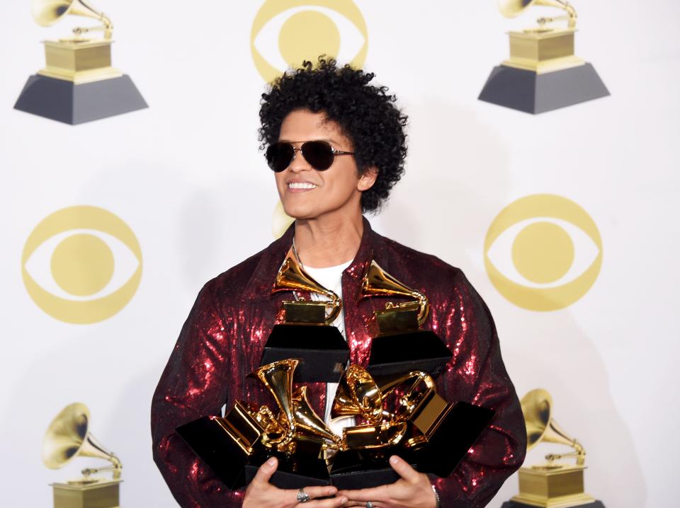 Bruno Mars 60th Grammys