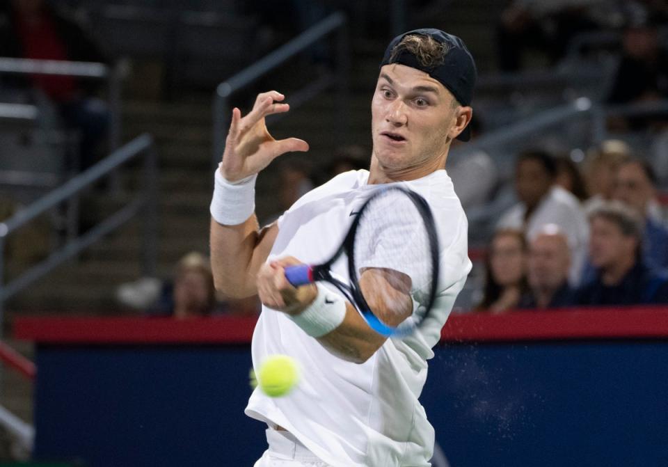 Jack Draper stunned Stefanos Tsitsipas in Montreal (Paul Chiasson/AP) (AP)