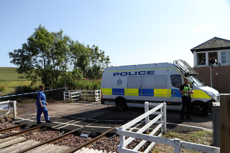 Passenger train derails near Stonehaven in Scotland