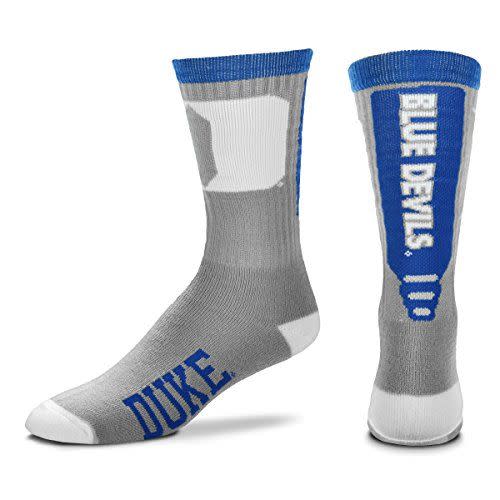 1) For Bare Feet NCAA Mens Crew Socks