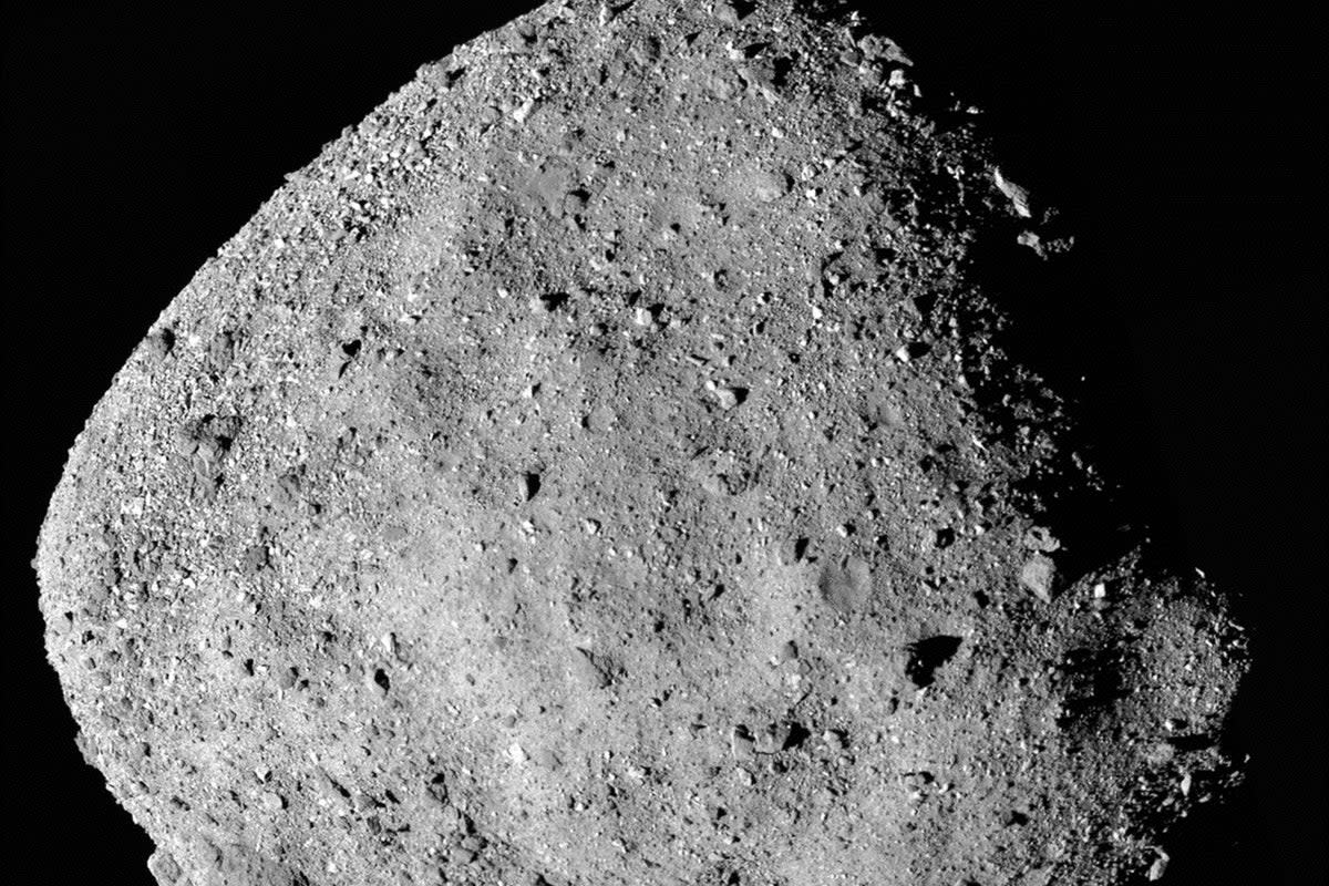 Could another asteroid like Bennu, which passes close to Earth about every six years, be about to strike our planet next year? (PA Media)