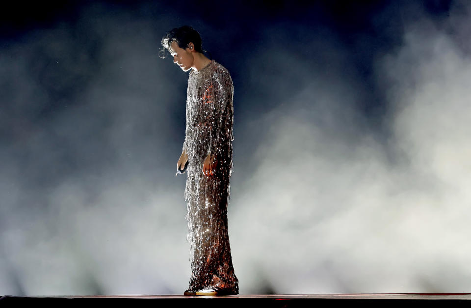 Harry Styles performs at the 65th Grammy Awards on February 05, 2023 in Los Angeles, CA. (Kevin Winter / Getty Images)