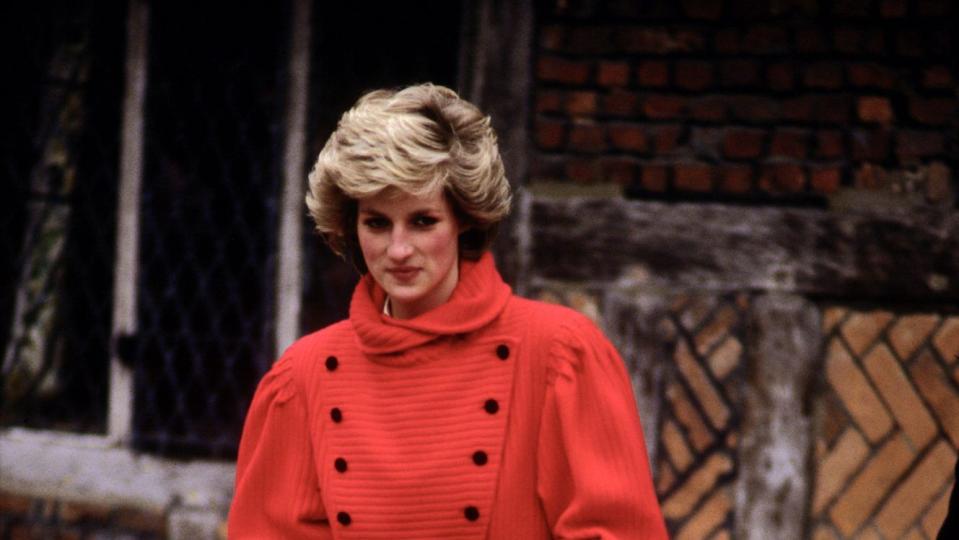 Princess Diana Red Outfits