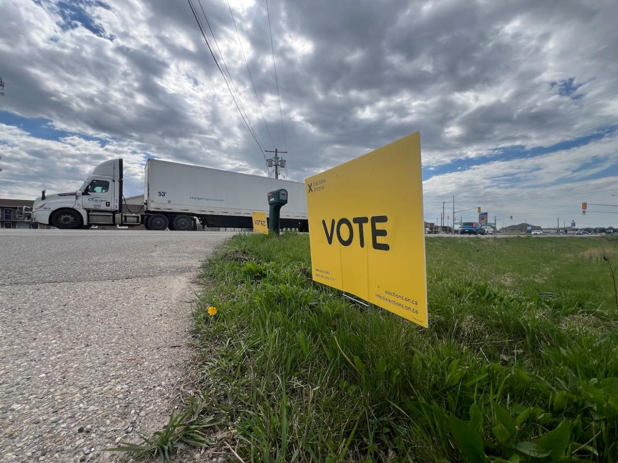 Voters head to the polls Thursday, May 2 in a provincial byelection for the Ontario riding of Lambton—Kent—Middlesex. (Andrew Lupton/CBC - image credit)