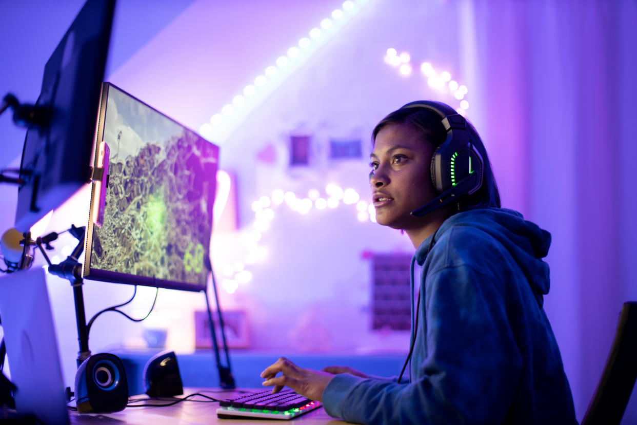 Playing video games several times a week while wearing headphones may be causing long-term damage to hearing health. (Getty Images)