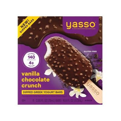 13) Frozen Greek Yogurt Indulgent Vanilla Dark Chocolate Crunch