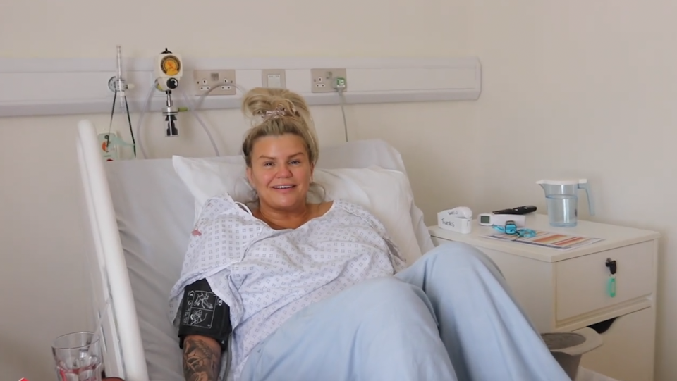 Kerry Katona recently underwent a second tummy tuck. (YouTube)