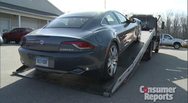 Fisker Karma Consumer Reports