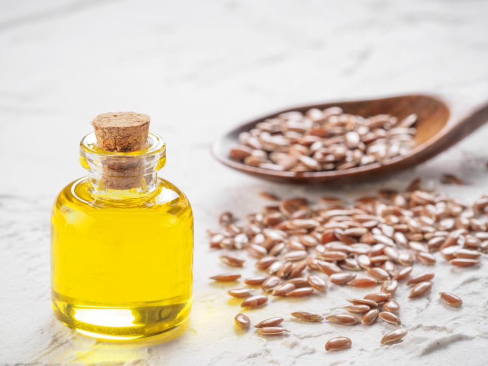 Flaxseeds and flaxseed oil for hair