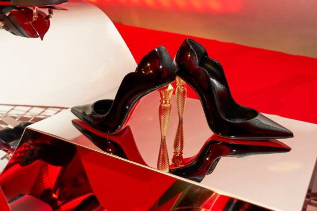 Christian Louboutin's Lipstick Found Its Way to the Brand's Pumps