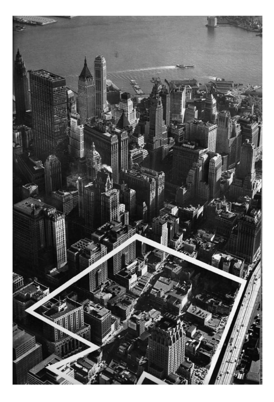 <div class="inline-image__caption"><p>Aerial photograph of the future site of the World Trade Center. Found in 1963/64 Special Issue of “Via Port of New York”</p></div> <div class="inline-image__credit">Handout</div>