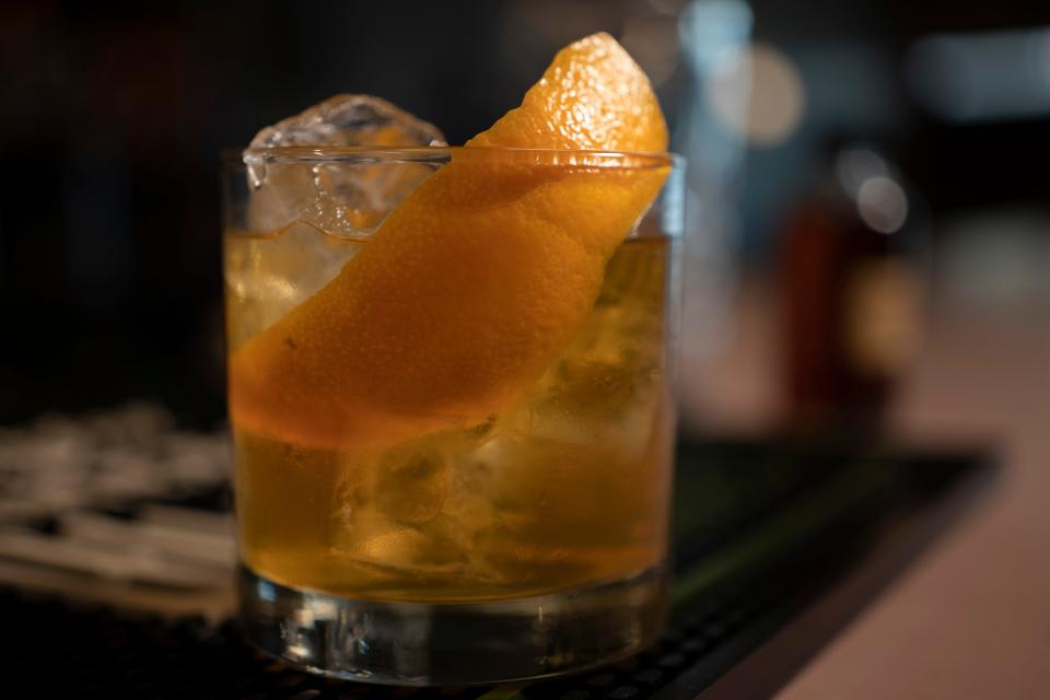 An old fashioned cocktail made with Tennessee whiskey.