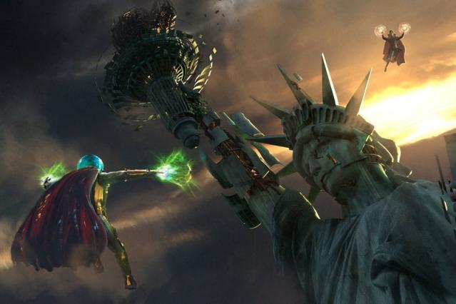 Spider-Man: No Way Home' Concept Art Reveals Fight Between Mysterio and Dr.  Strange