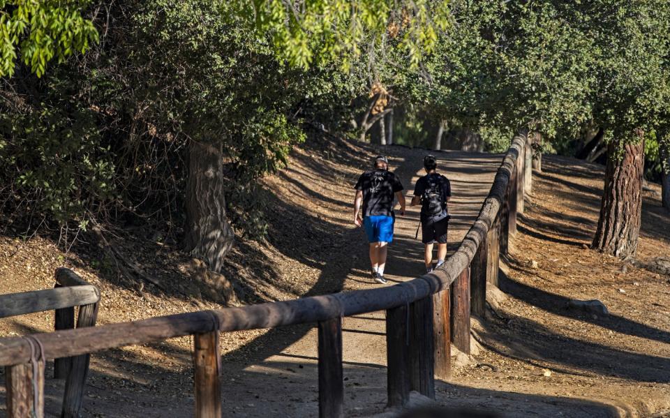 Day hikers enjoy the multi-use Stephens Ranch Spur Trail