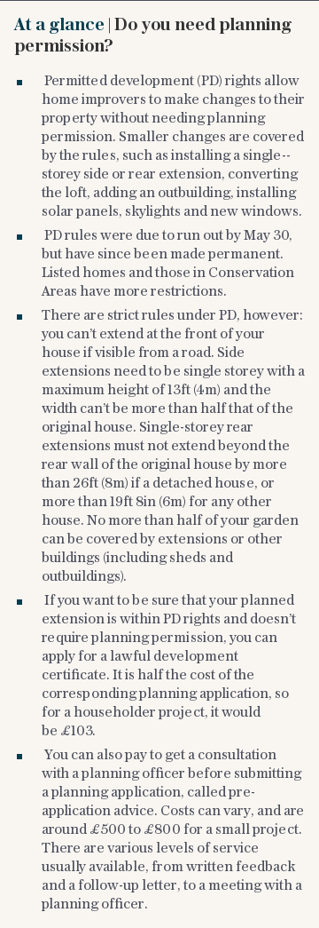 At a glance | Do you need planning permission?