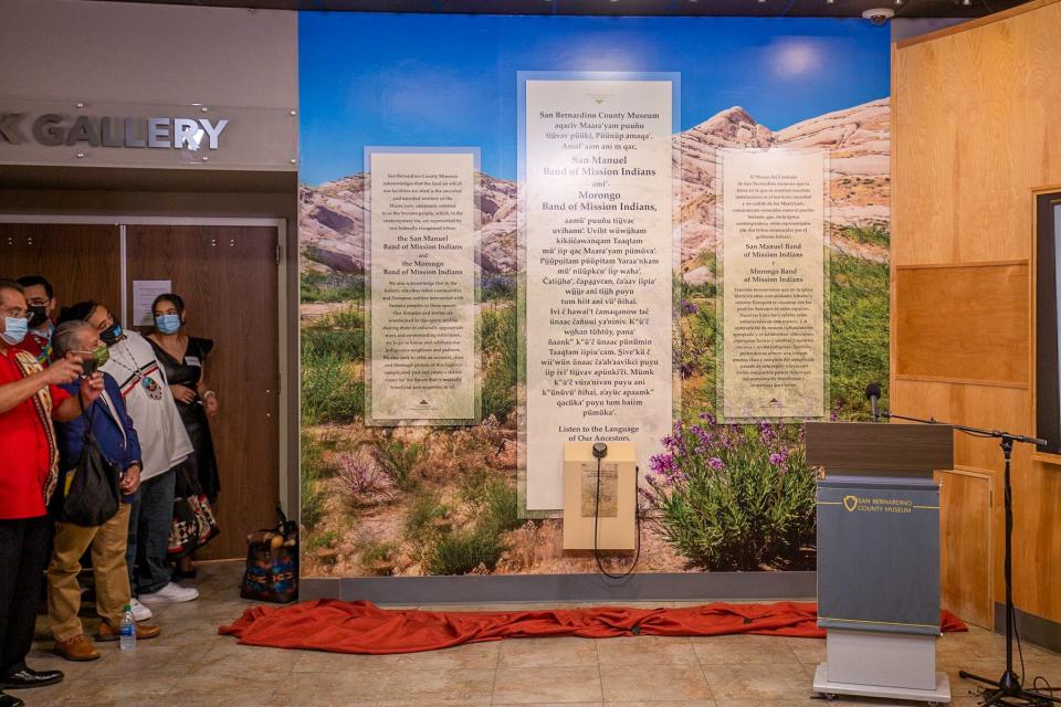 A new display at the San Bernardino County Museum in Redlands acknowledges that it sits on ancestral territory of the Serrano people.