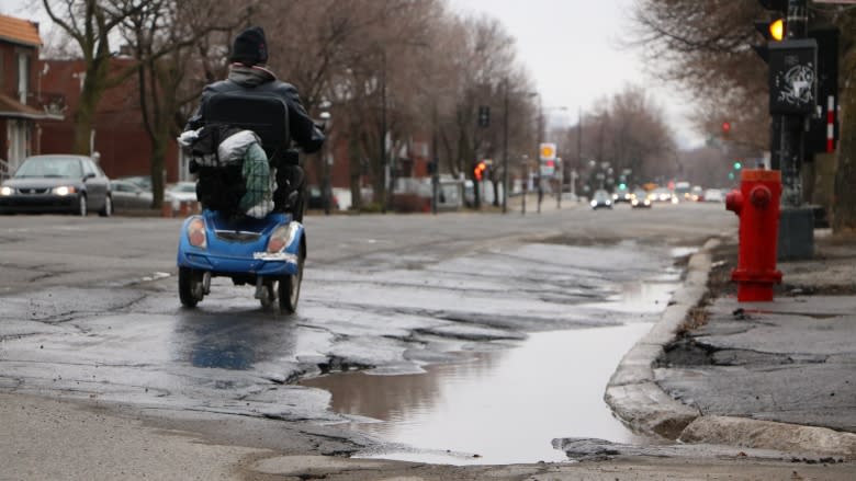 New data shows which Montreal streets are most pothole-prone