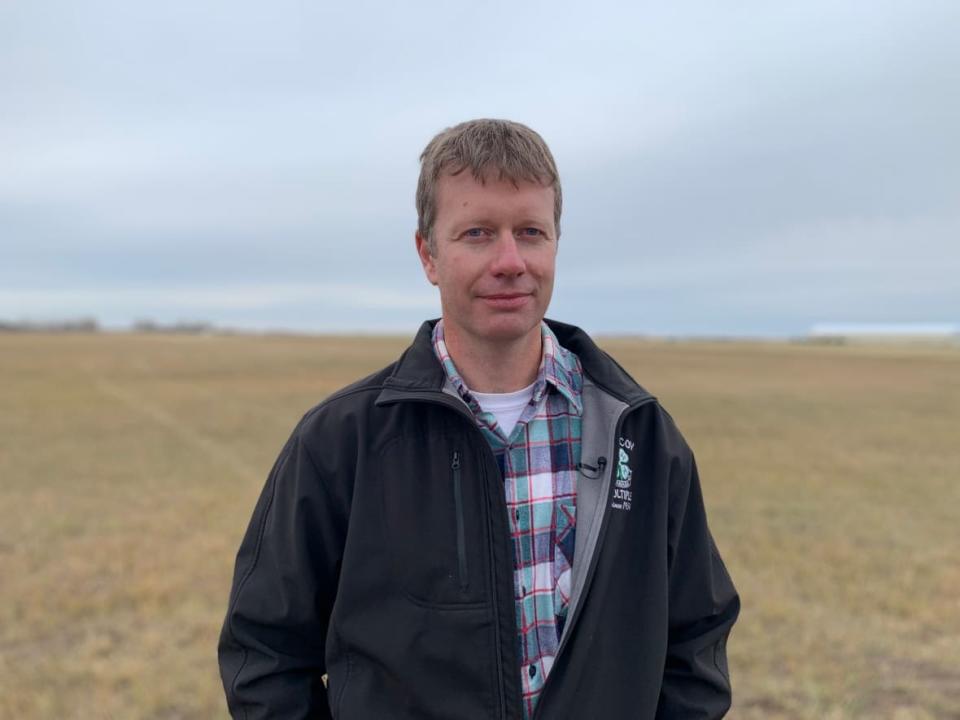 Glenn Wright is urging world leaders to be bolder in setting climate goals. He is a climate activist, farmer and lawyer in Saskatoon. (Omayra Issa/CBC - image credit)