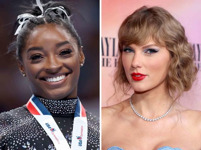 Simone Biles's New Floor Routine Is Set to a Taylor Swift Song and Fans Are  Losing It - Yahoo Sports