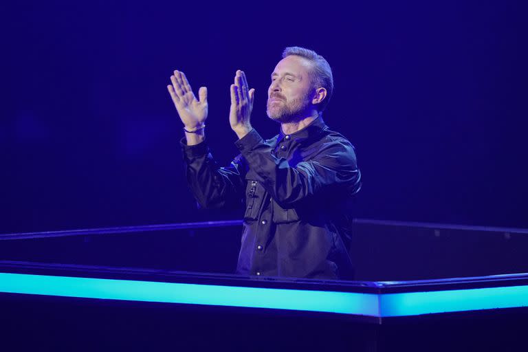 David Guetta, ganador y uno de los artistas elegidos para actuar en los premios MTV Europa realizados ayer en Düsseldorf