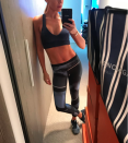 <p>Showing off her toned bod in a new social media snap.</p>