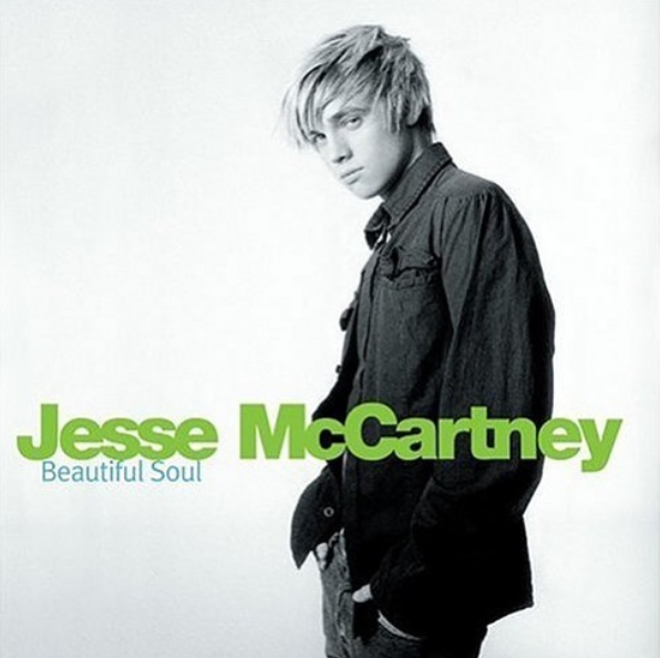 A photo of Jesse McCartney's album cover for Beautiful Soul.