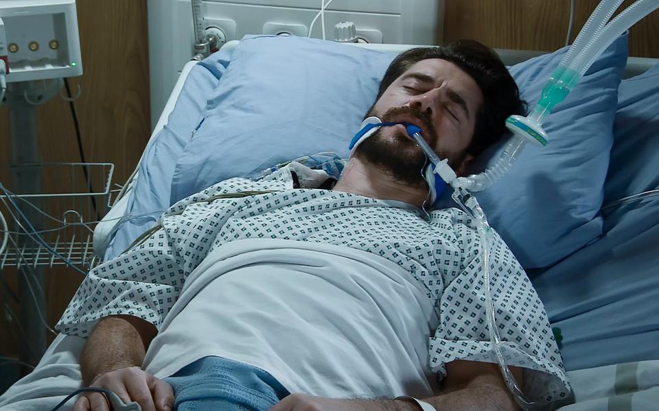 Future episodes will see Adam Barlow treated in hospital (ITV/PA)