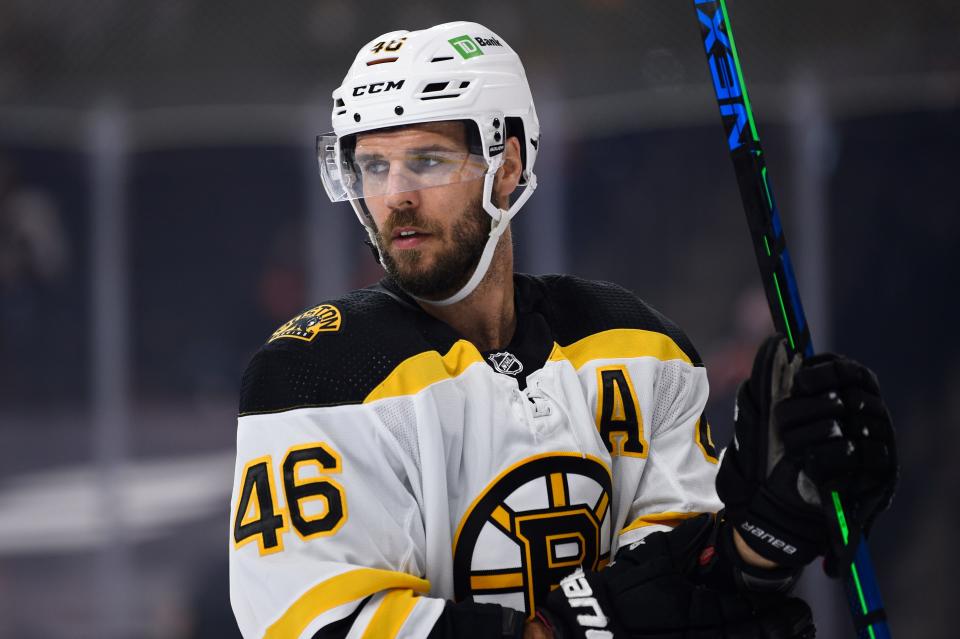 The Bruins' David Krejci said the game is speeding up.