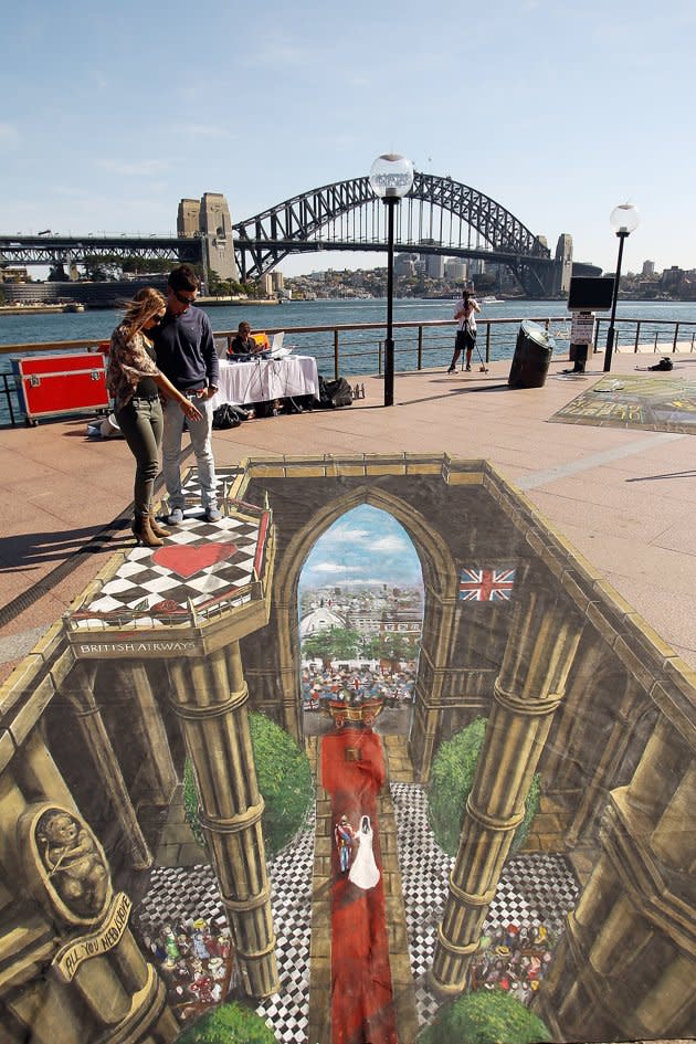 "Le mariage royal" à Sydney en Australie. Getty Images