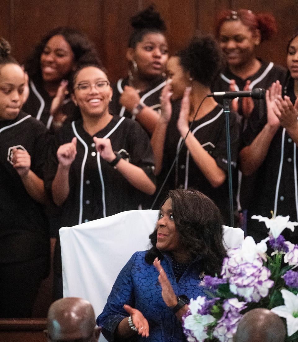 At an annual Bloody Sunday memorial service, politicians and activists encouraged citizens to organize around voter access issues.