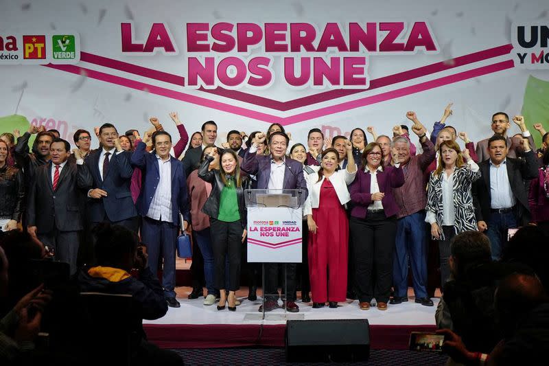 Mexico's ruling party picks Clara Brugada to run for mayor of the capital