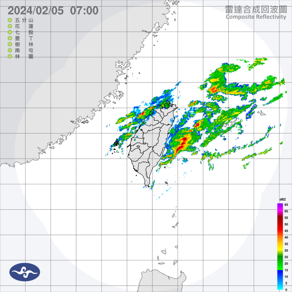 受到鋒面通過與東北季風增強影響，北部與東北部天氣明顯轉涼，今天的降雨，以東北季風迎風面與各山區為主。   圖：中央氣象署／提供