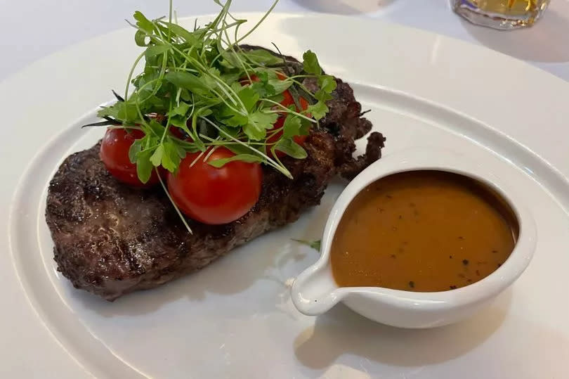 The rib-eye steak at Marco Pierre White