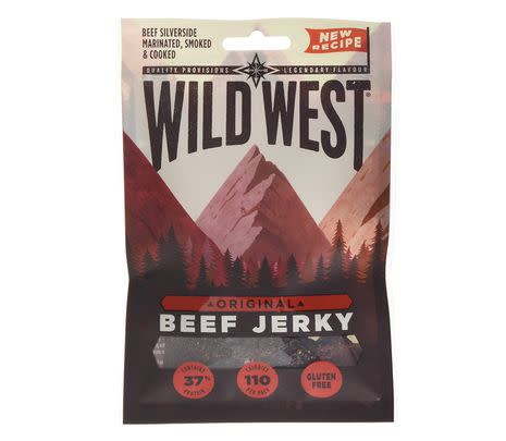 Make a 43% saving on these twelve snack packs of original beef jerky