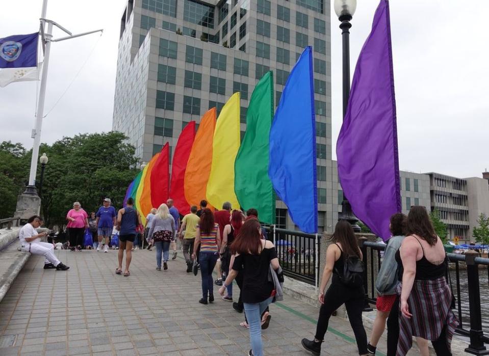 Rhode Island Gay Pride Fest in downtown Providence