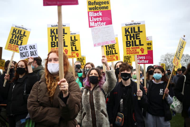 Protest in London