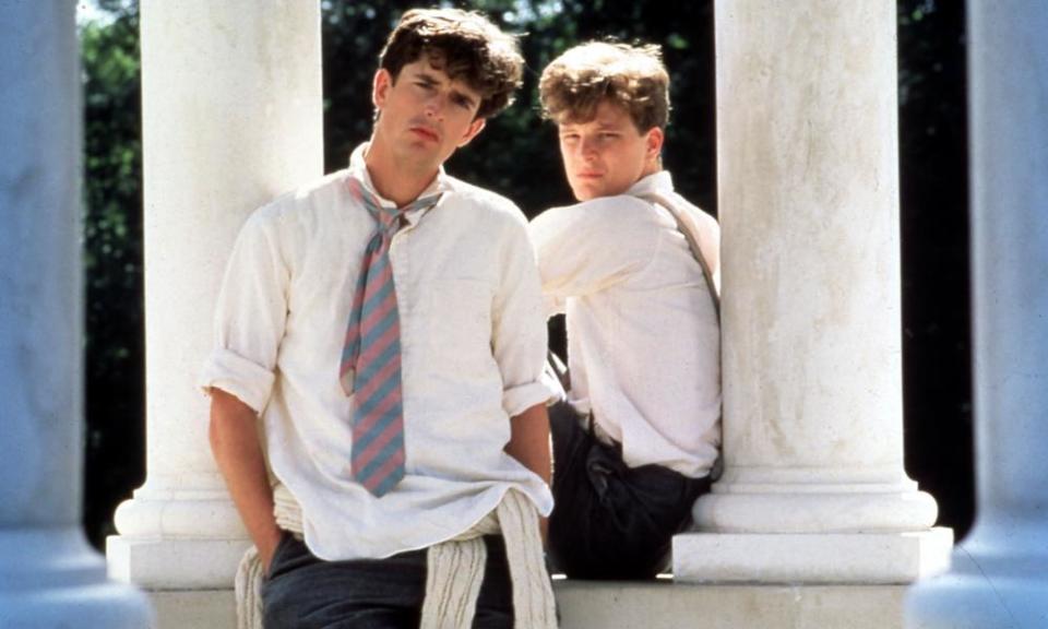 Everett (left) with Colin Firth in Another Country (1984).