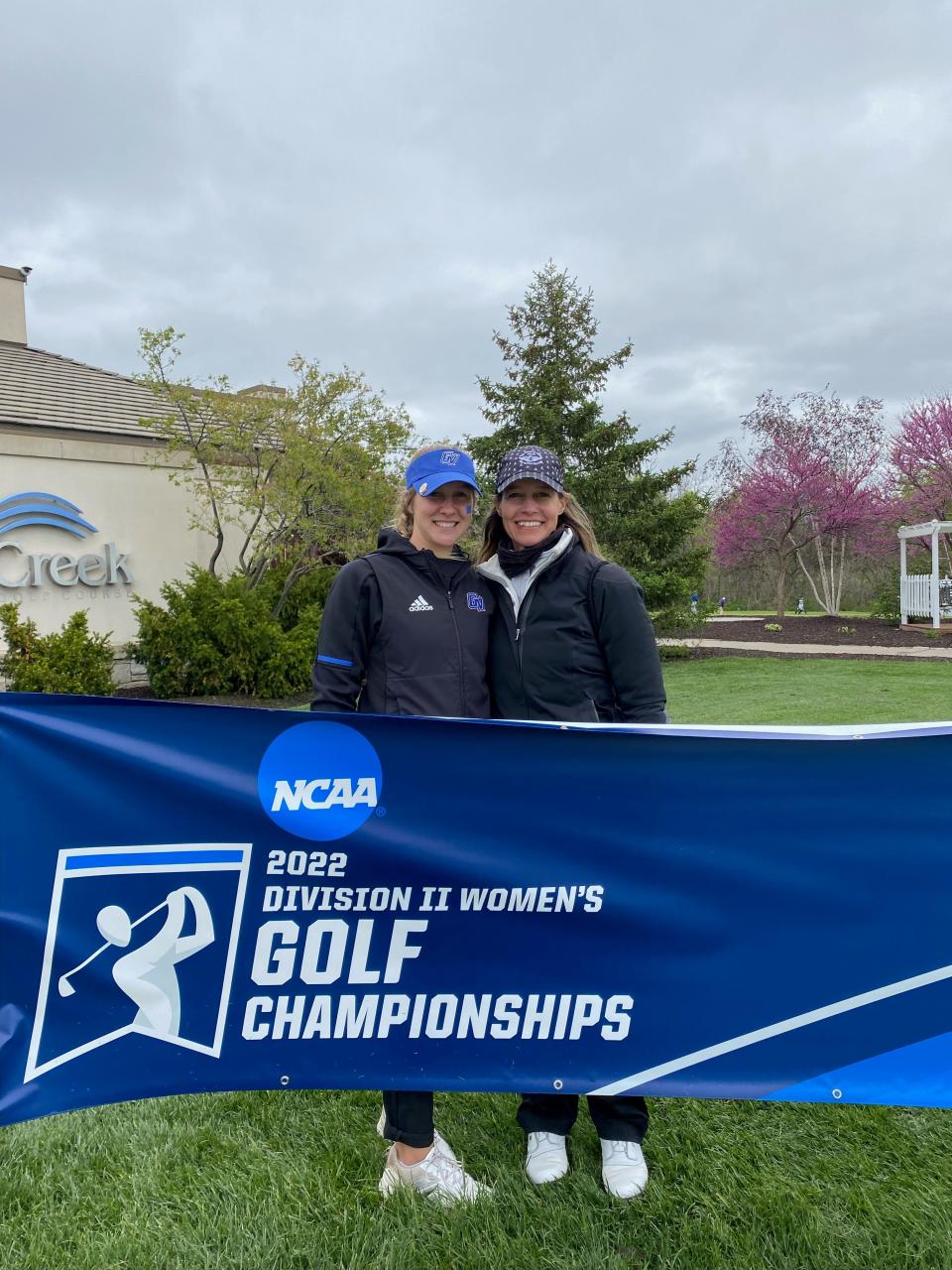 MSU women's golf coach Stacy Slobodnik-Stoll, right, and her daughter, Grand Valley State freshman Olivia Stoll, are both headed for NCAA tournament action this coming week.