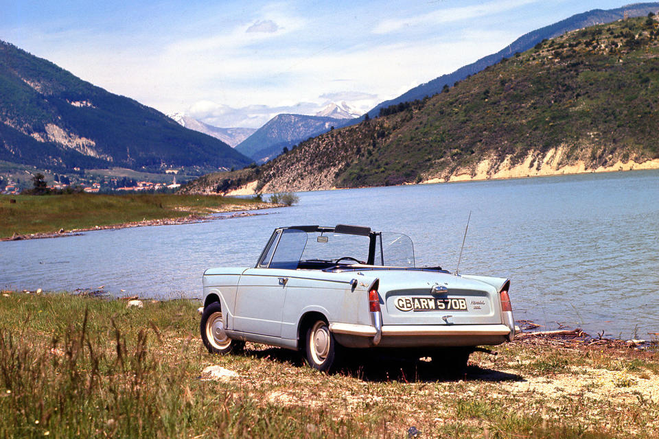 <p>Launched in the same year as the innovative Mini, the Triumph Herald was a far more <strong>conventional</strong> machine with a separate chassis and engine derived from an existing Standard unit. However, its sharp styling chimed with buyers and there were coupe, estate and convertible options, as well as a <strong>van</strong>. Most numerous of the range was the 1200 saloon which accounted for 201,142 units.</p>