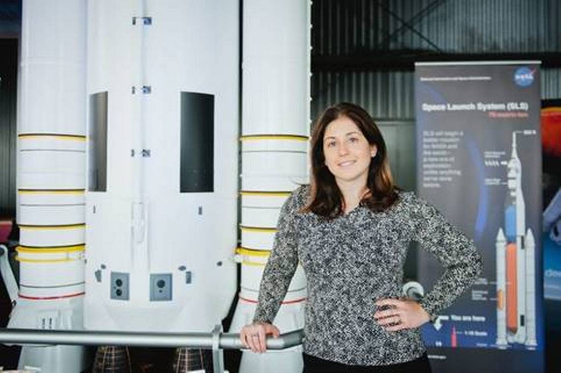 Victoria Garcia, a 2001 Palmer Trinity School graduate, is a NASA engineer at the Marshall Space Flight Center in Alabama. She works on the Space Launch System (SLS) rocket and Orion spacecraft set to launch as part of the Artemis I mission to the moon.