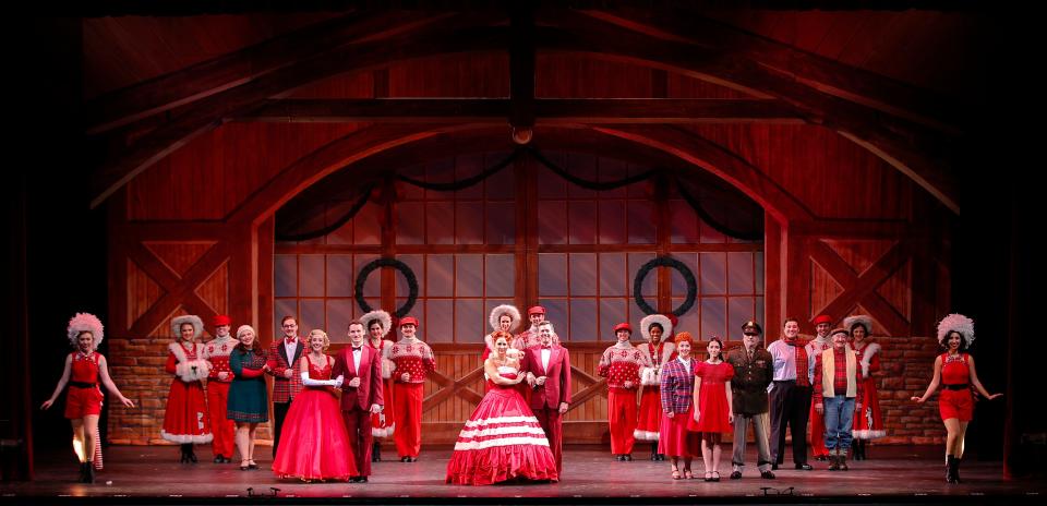 New Bedford Festival Theatre performed 'Irving Berlin's White Christmas' on stage at the Zeiterion Performing Arts Center in November 2022.