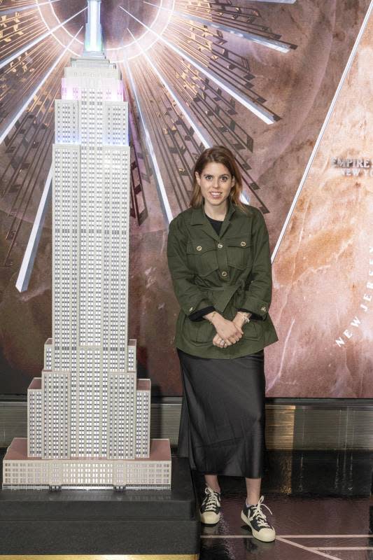 Princess Beatrice of York Lights the Empire State Building in New York on May 6, 2024, in Partnership with Outward Bound to raise money for education programs.<p> IMAGO / ZUMA Wire</p>