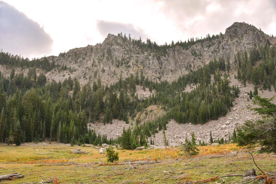 The 7,500-acre Shasta Timberlands Working Forest conservation easement on Mt. Shasta includes the Table Rock area.