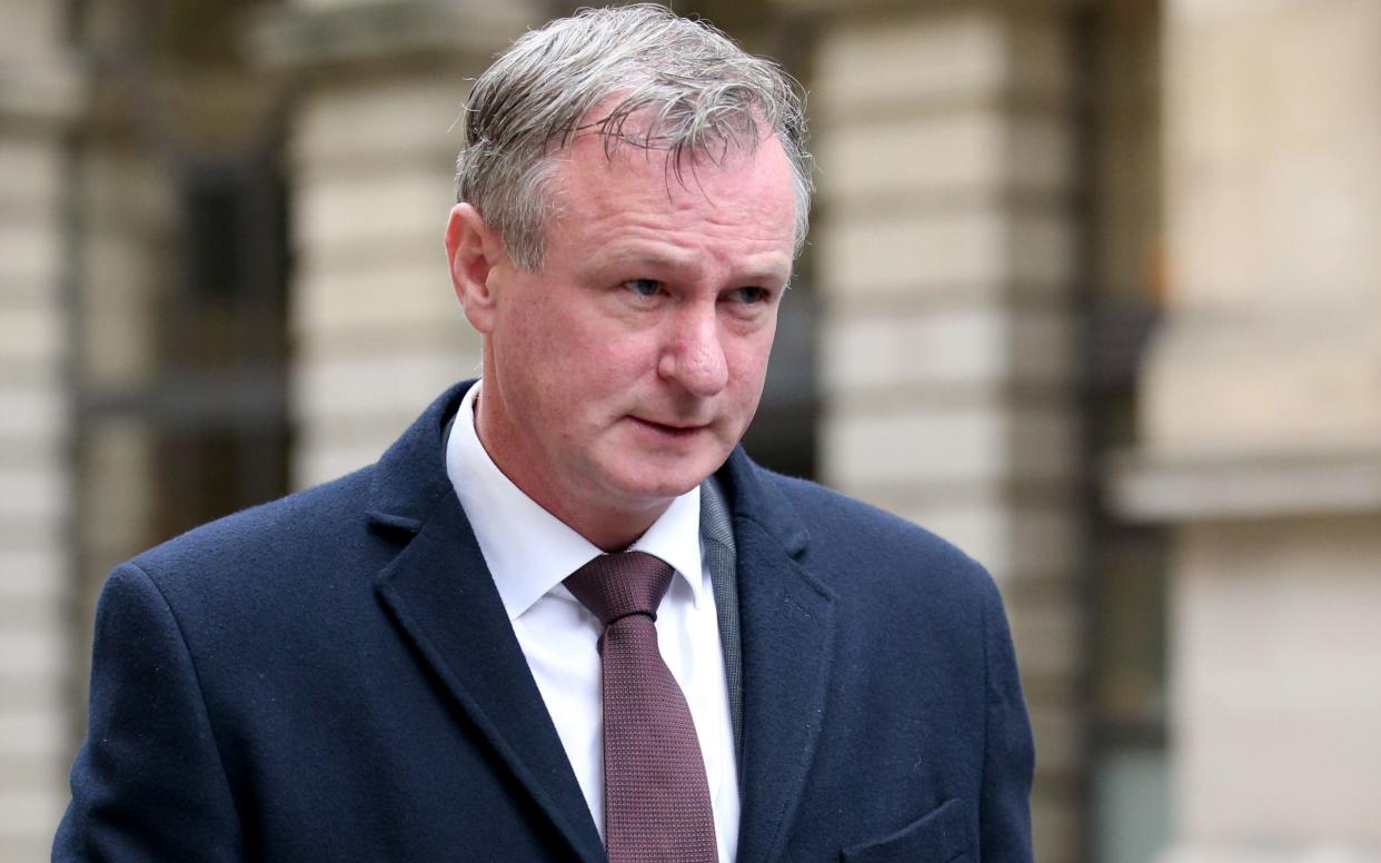 Michael O'Neill leaving Edinburgh Sheriff Court - PA