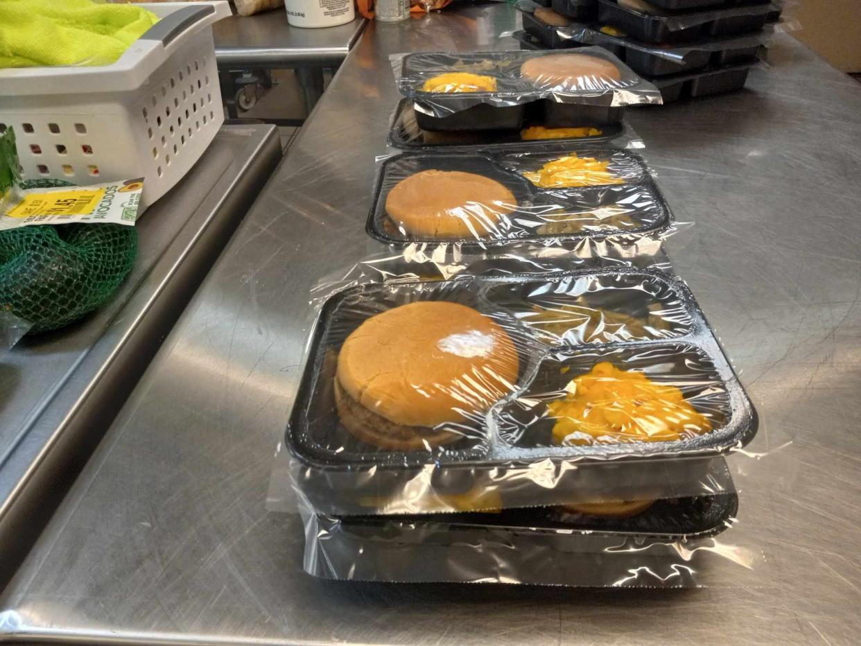 Prepared meals wait at the Artesia Senior Meal Site on April 5, 2024. Southeast New Mexico Community Action Corporation asked the Eddy County Commission asked for financial help in 2025.