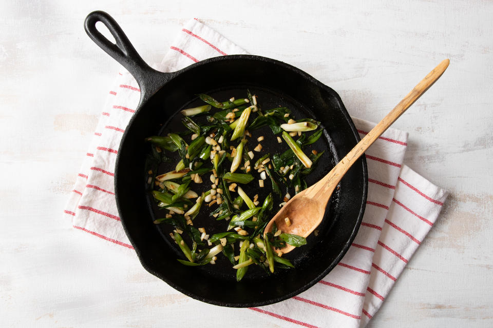 Sautéed Scallions & Garlic (Mock Wild Ramps)